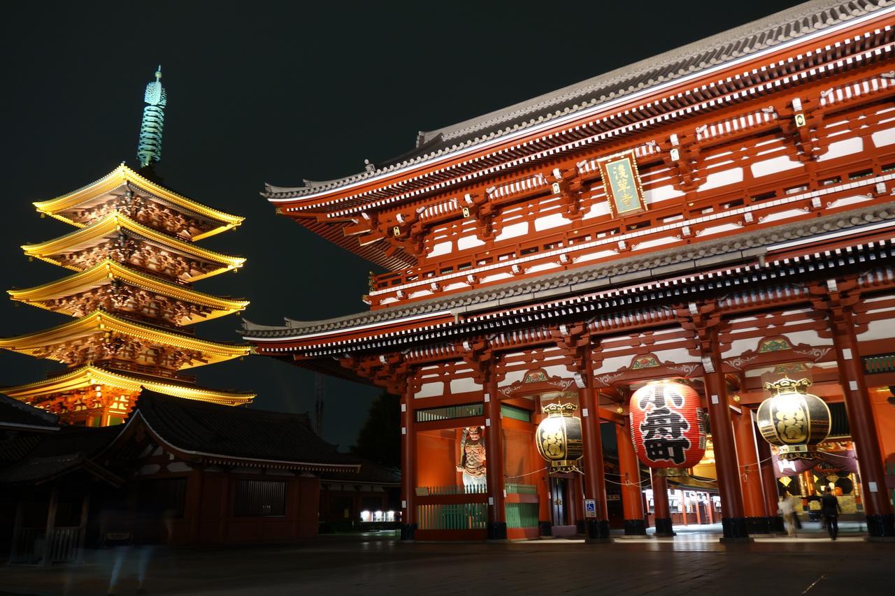 Grids Tokyo Asakusa-Bashi Hotel＆Hostel Exterior foto