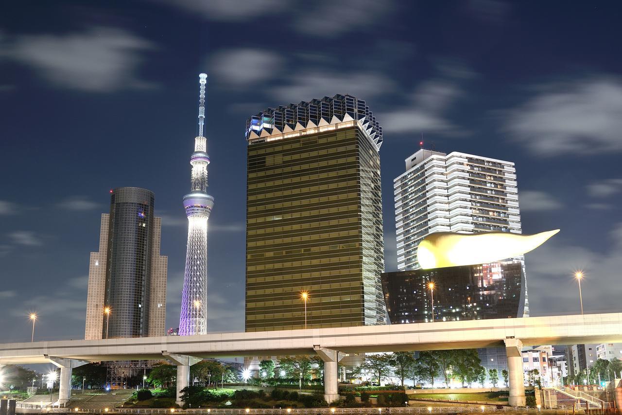 Grids Tokyo Asakusa-Bashi Hotel＆Hostel Exterior foto